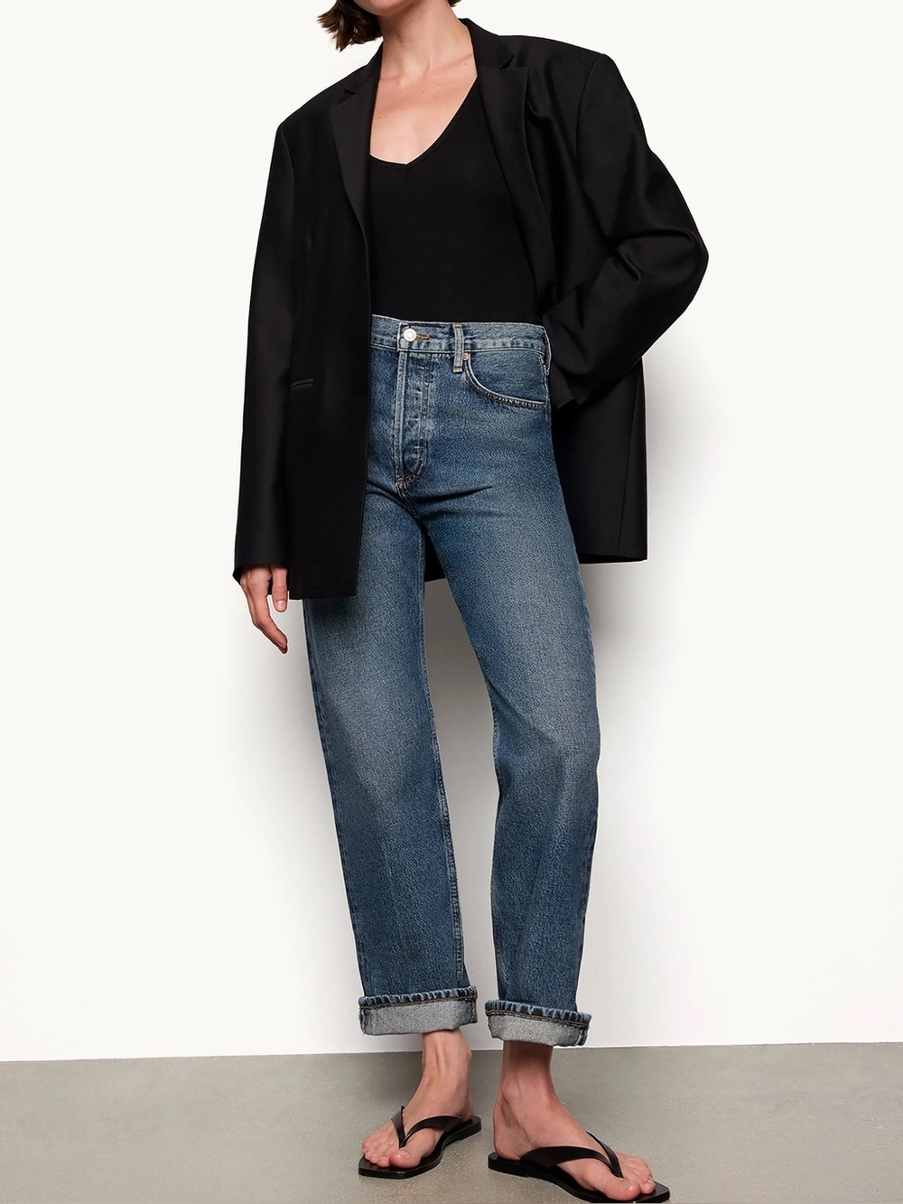 Agolde • Fran High Rise Straight Leg Organic Cotton Jeans - Picture 7 of 10